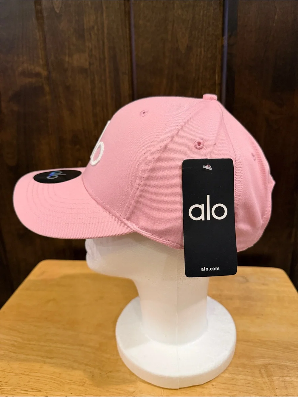 ALO Yoga Pink Logo Baseball Cap